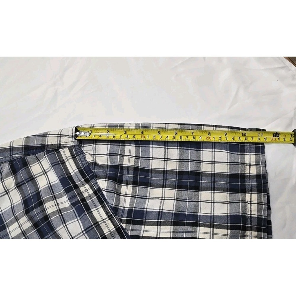 Carhartt Size 2XL Blue Plaid SS Button Down Relaxed Fit Shirt Pockets Comfort - Picture 12 of 13